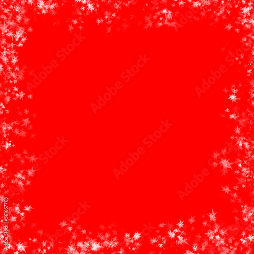 Snowfall overlay isolated in red background abstract. Royalty high-quality free stock photo of snow falls, Blizzard, snowflakes. Falling down real snowflakes heavy snow, for design Getting card