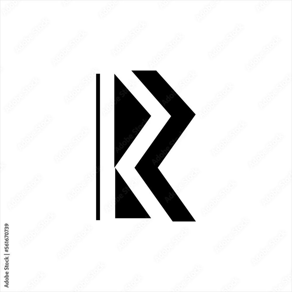 Abstract geometric letter B vector logo design. Abstract geometric letter B vector logo design.