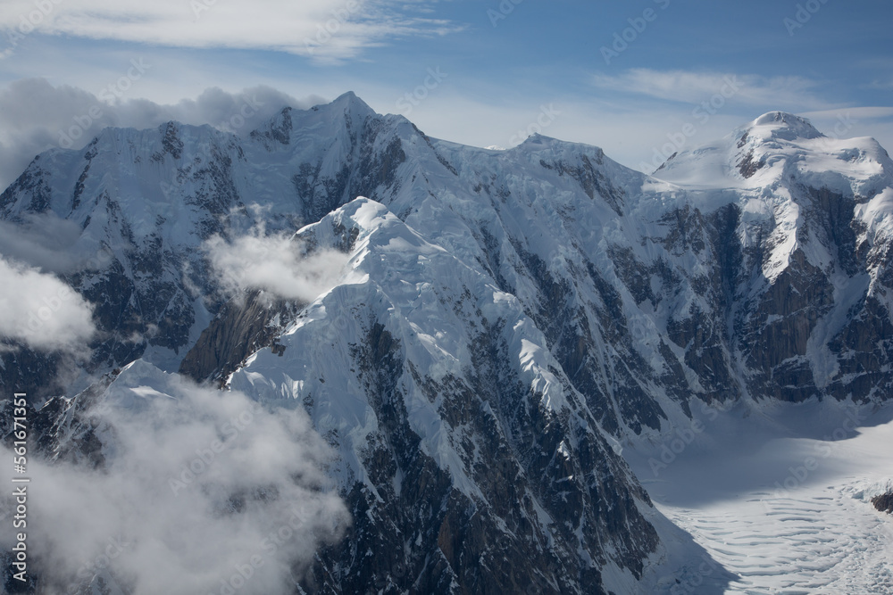 Obraz premium mountains in denali national park in alaska