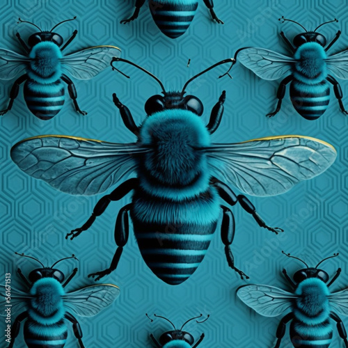 blue bees