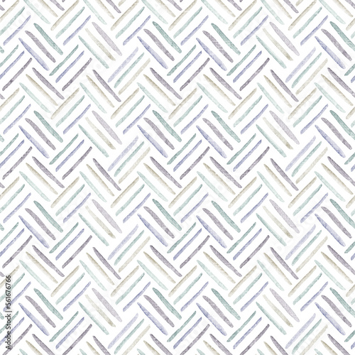 Watercolour Pattern stripe seamless gray and white colors. Chevron pattern stripe abstract background .Simple square background.