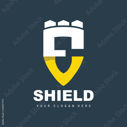Free Download Shield Logo, Safe And Strong Security Vector, Design, Protection Simple Style, Template Brand Icon - GFXLoad