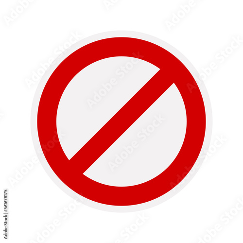 No sign isolated. Red no symbol. Circle red warning icon. Template for button or web applications. simple icon illustration Free Download No sign isolated. Red no symbol. Circle red warning icon. Template for button or web applications. simple icon illustration - GFXLoad