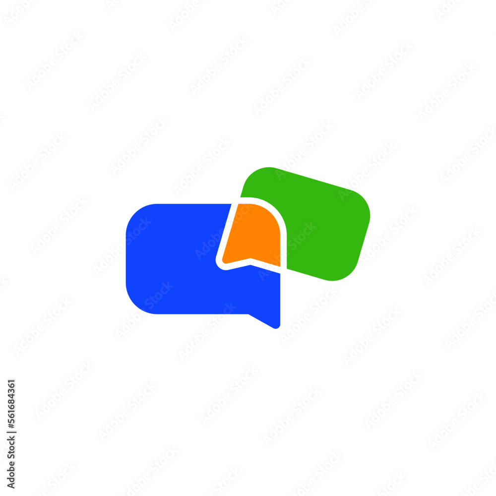 Chat Bubble Social MEdia Logo Design