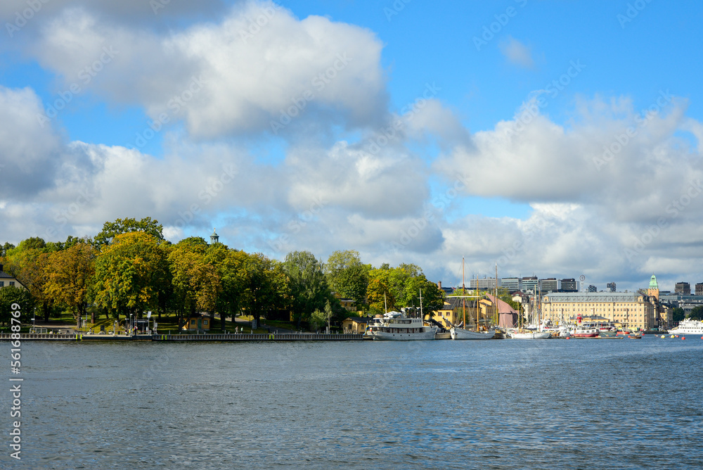 Obraz premium スウェーデンの首都ストックホルムの美しい風景