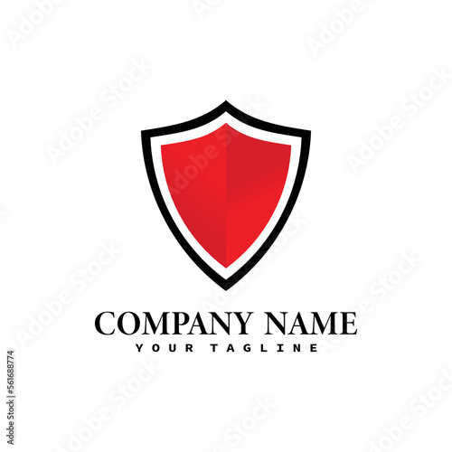 Technology protection shield sman logo icon vector template.