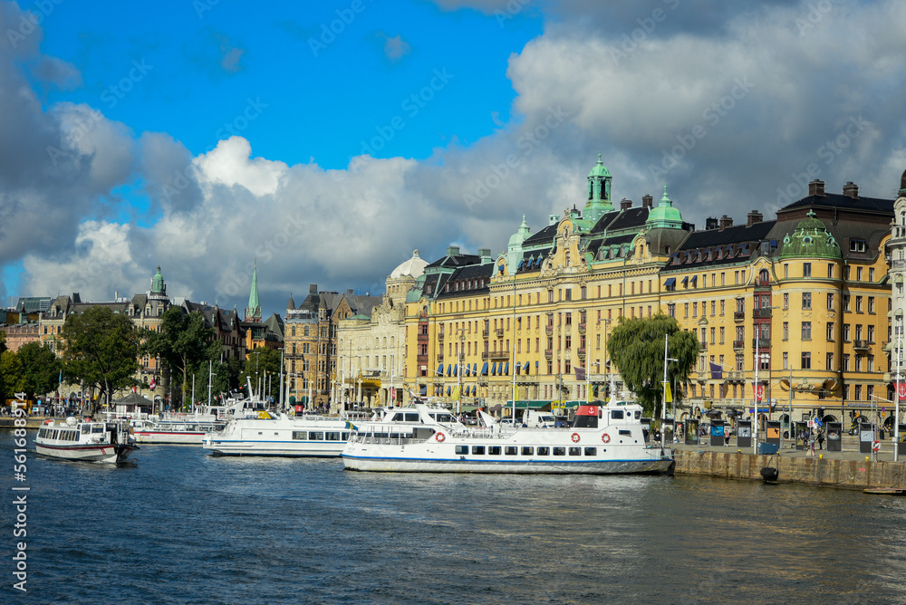 Fototapeta premium スウェーデンの首都ストックホルムの美しい風景