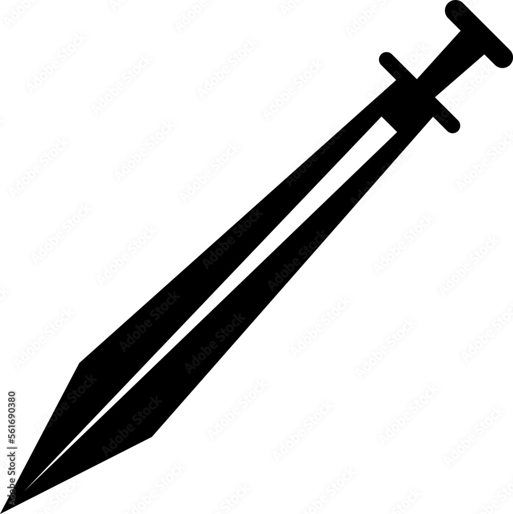 sword icon vector, flat design vector illustration on white background..eps sword icon vector, flat design vector illustration on white background..eps