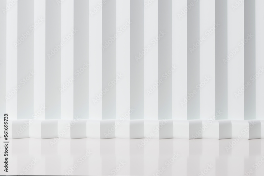 white wall background in 3d rendering design. white wall background in 3d rendering design.