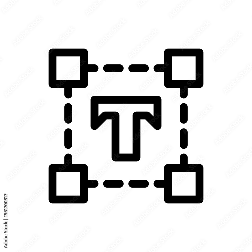 text line icon