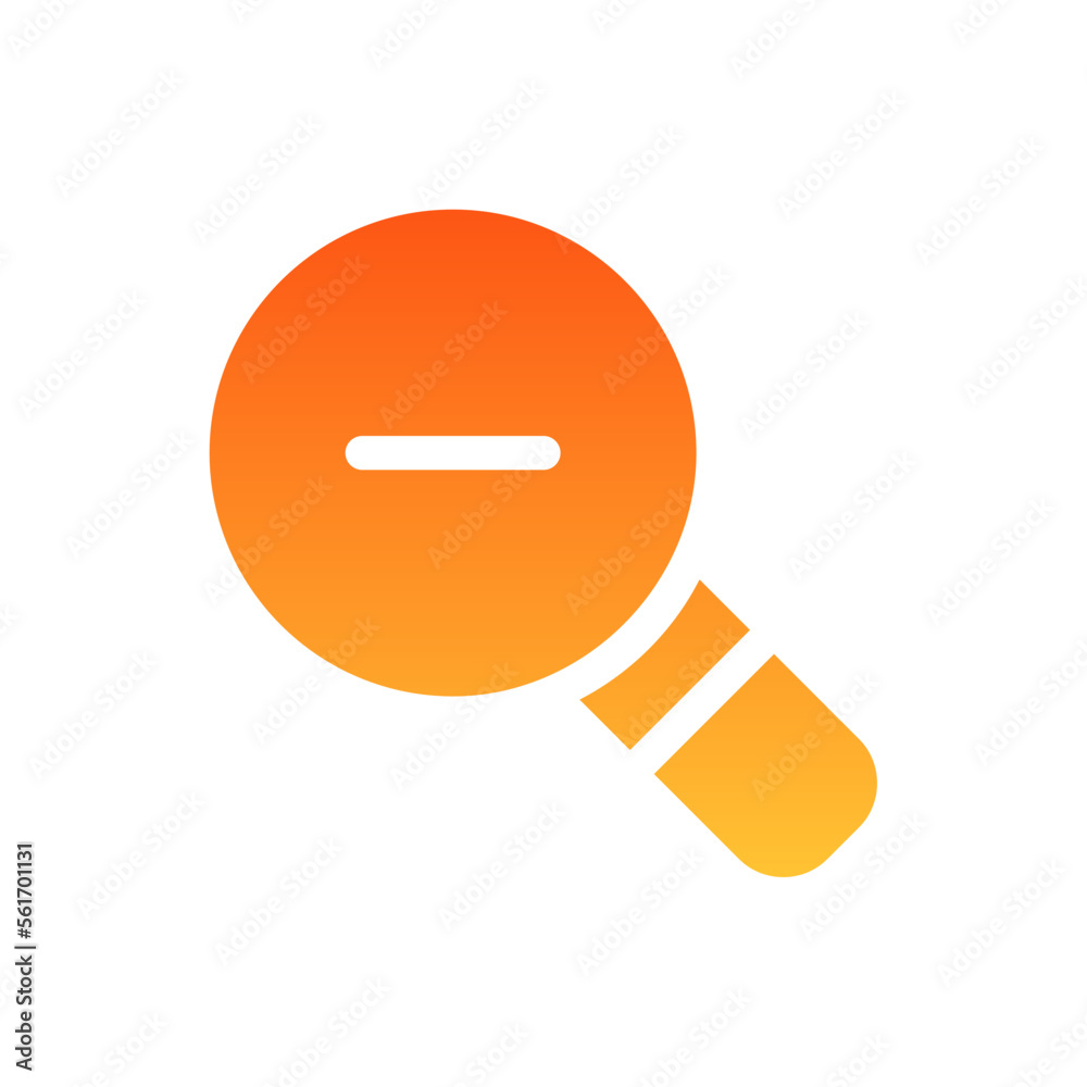 zoom out flat gradient icon zoom out flat gradient icon
