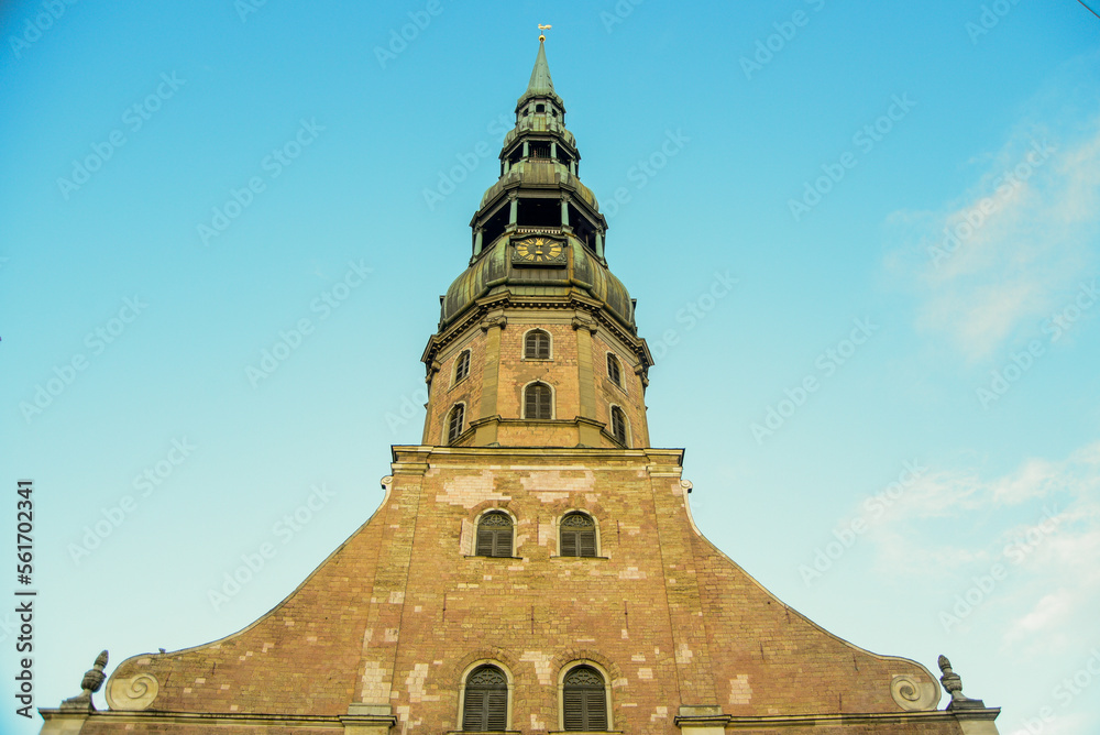 Obraz premium ラトビアの首都リガの美しい風景