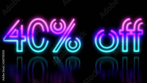 Neon Sign Animation  -40% off