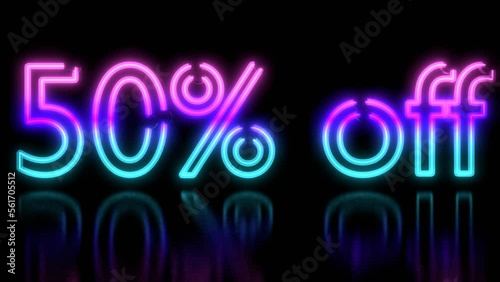 Neon Sign Animation  -50% off
