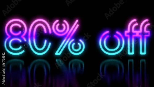 Neon Sign Animation  -80% off