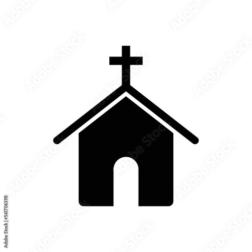 Church icon vector design template