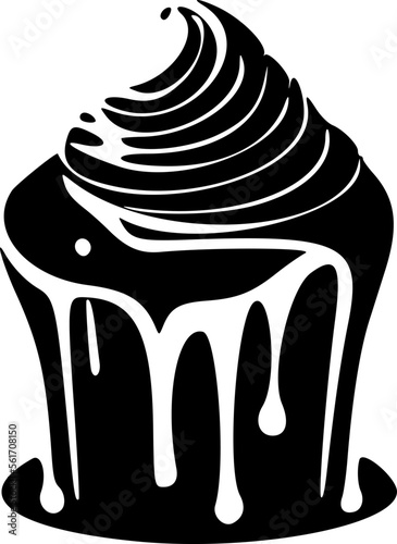 Nicely designed cake logo. Good for prints and t-shirts.