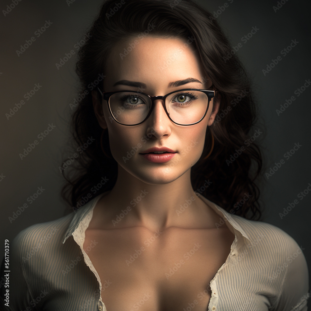 Fashion portrait. Business Caucasian Women, Generative AI. Fashion portrait. Business Caucasian Women, Generative AI.