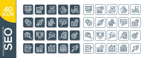 SEO ICON SET DESIGN