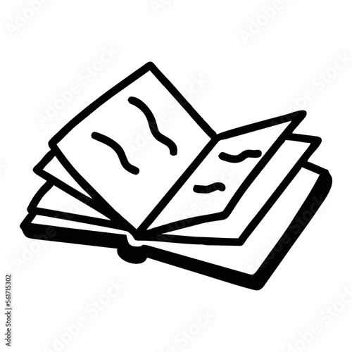 Book reading icon