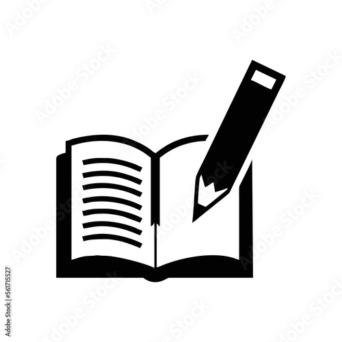 book icon black/white