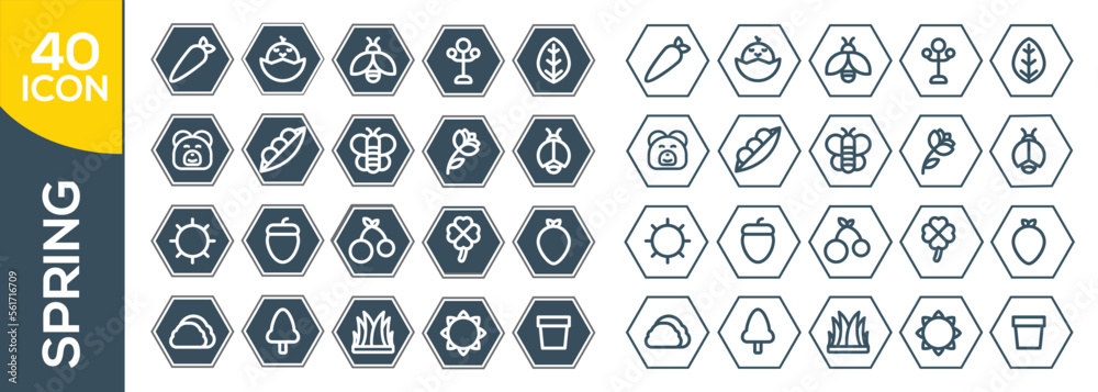 SPRING ICON SET DESIGN SPRING ICON SET DESIGN
