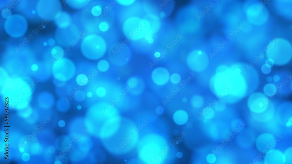 Blue shiny particle rain motion light luminance illustration night background, artistic space bokeh speed matrix magic effect background.