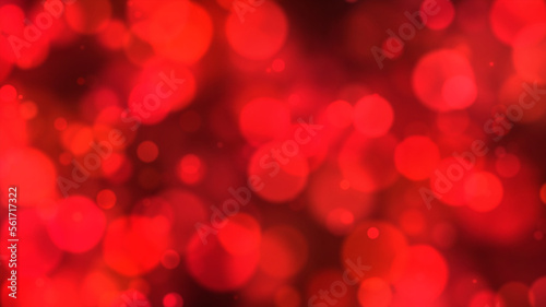 Red shiny particle rain motion light luminance illustration night background, artistic space bokeh speed matrix magic effect background.