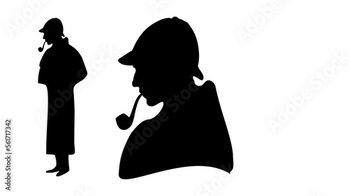 Sherlock Holmes silhouette