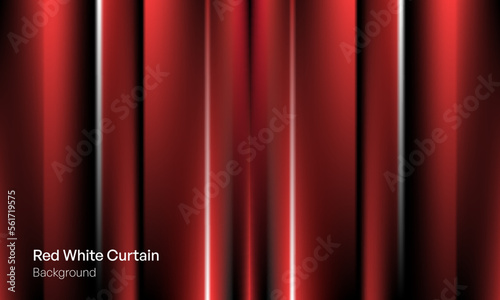 Theater cinema curtains vector illustration