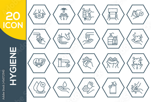 HYGIENE ICON SET DESIGN