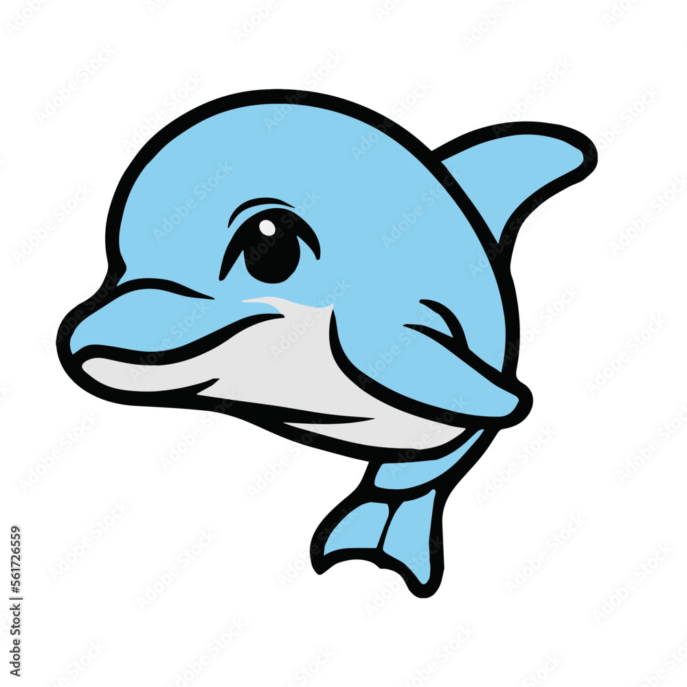 Fototapeta premium Baby Dolphin
