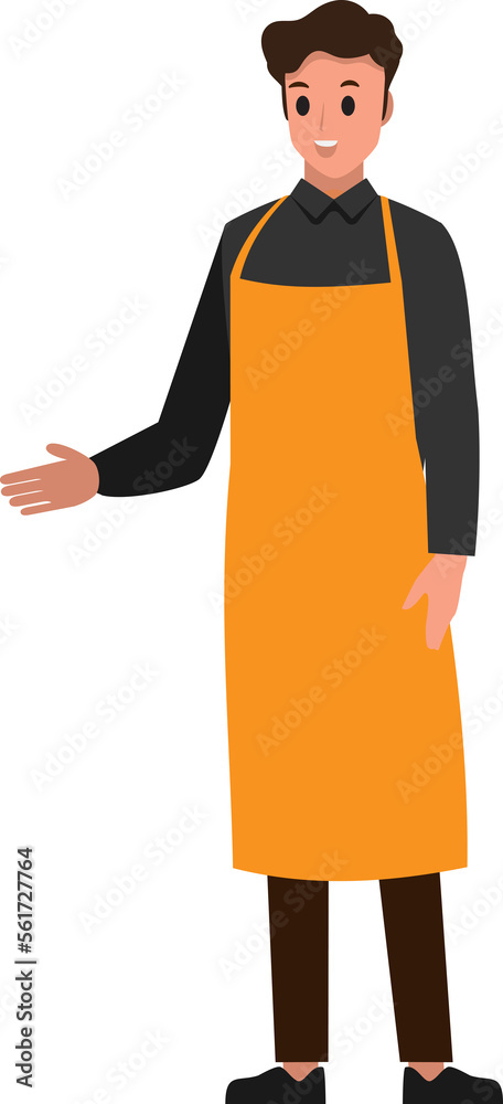 cartoon barista character png ,coffee shop cartoon barista character png ,coffee shop
