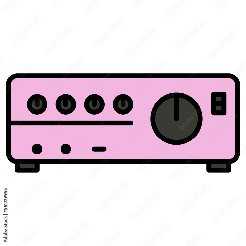 Obraz premium amp illustration