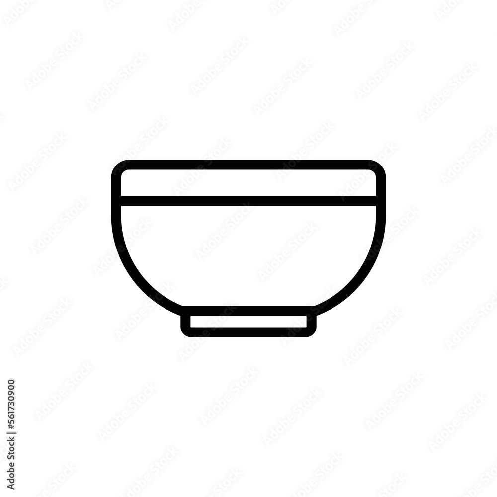 bowl icon vector design template in white background bowl icon vector design template in white background