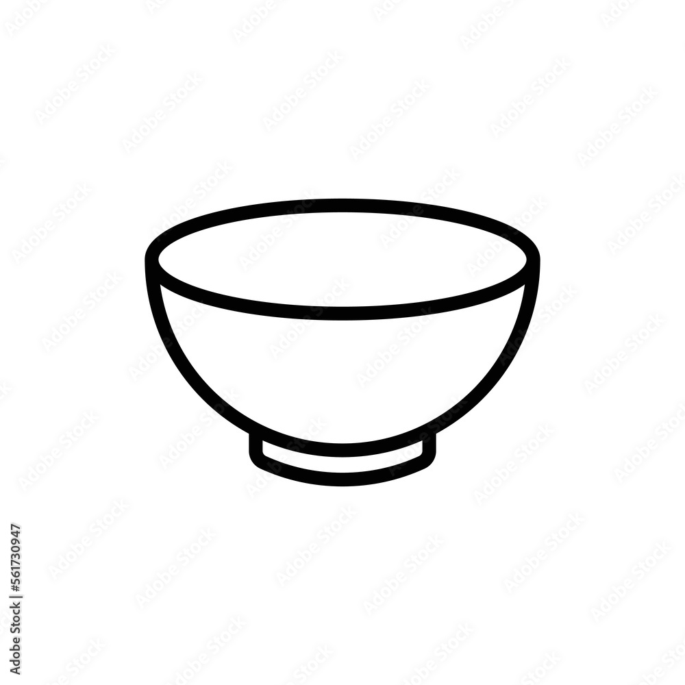 bowl icon vector design template in white background bowl icon vector design template in white background