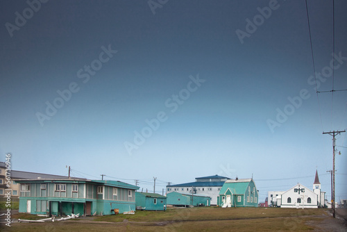 The Inuit village of Barrow in Alaska