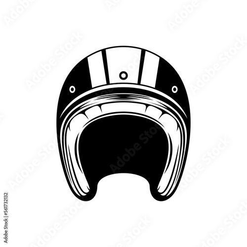 Motorcycle helmet. Racing helmet icon