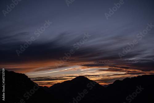 Puesta de sol en Ordino Arcalís, Andorra