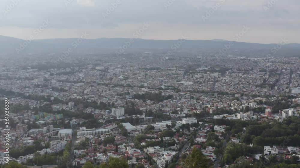 Vuelo de Dron panorámica de Morelia Michoacan Mexico Vuelo de Dron panorámica de Morelia Michoacan Mexico