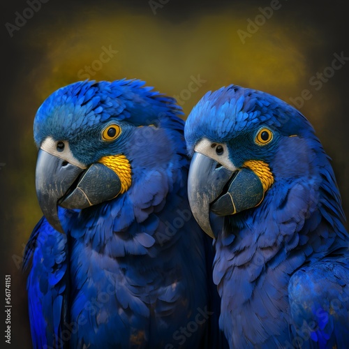 blue and yellow macaw © Gerg
