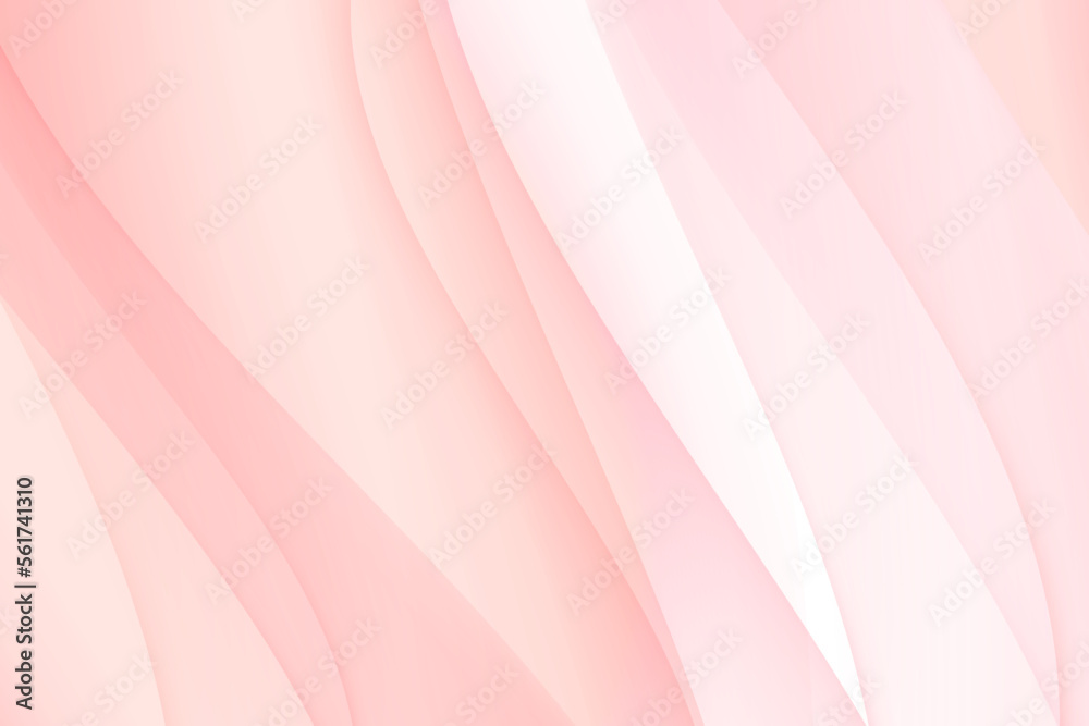Light pink pastel color abstract curve background design new looks
