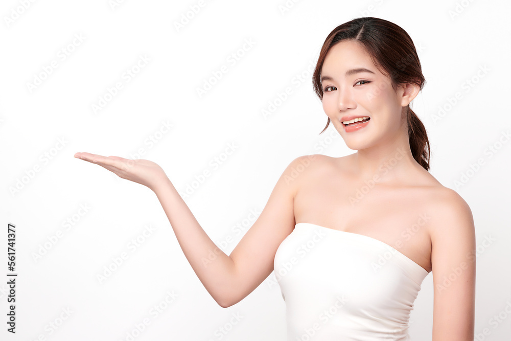 Beautiful young asian woman with clean fresh skin on white background, Face care, Facial treatment, Cosmetology, beauty and spa, Asian women portrait. Beautiful young asian woman with clean fresh skin on white background, Face care, Facial treatment, Cosmetology, beauty and spa, Asian women portrait.