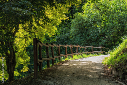 Footpath On Ljubljana Castle Hill Park