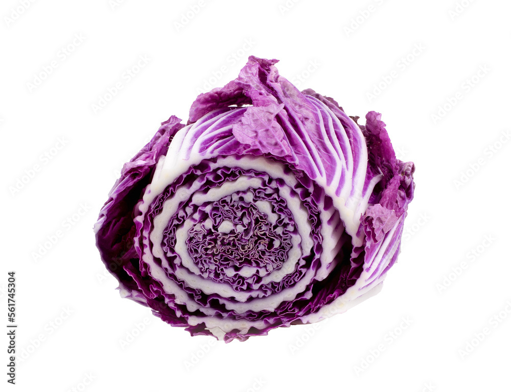 Obraz premium purple chinese cabbage on transparent png
