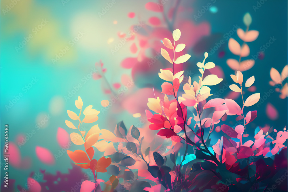 Abstract seasons background. generative ai Abstract seasons background. generative ai