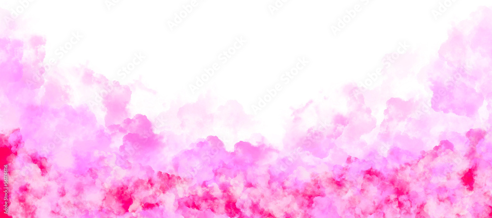 beautiful Pink smoke element