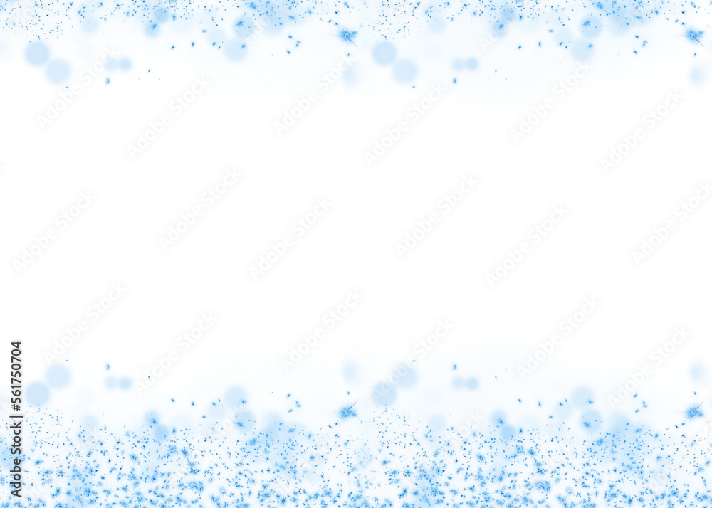 blue glowing glitter border with abstract bokeh effect blue glowing glitter border with abstract bokeh effect