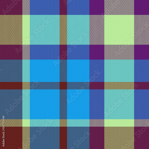 Texture seamless plaid. Fabric background pattern. Check vector tartan textile.