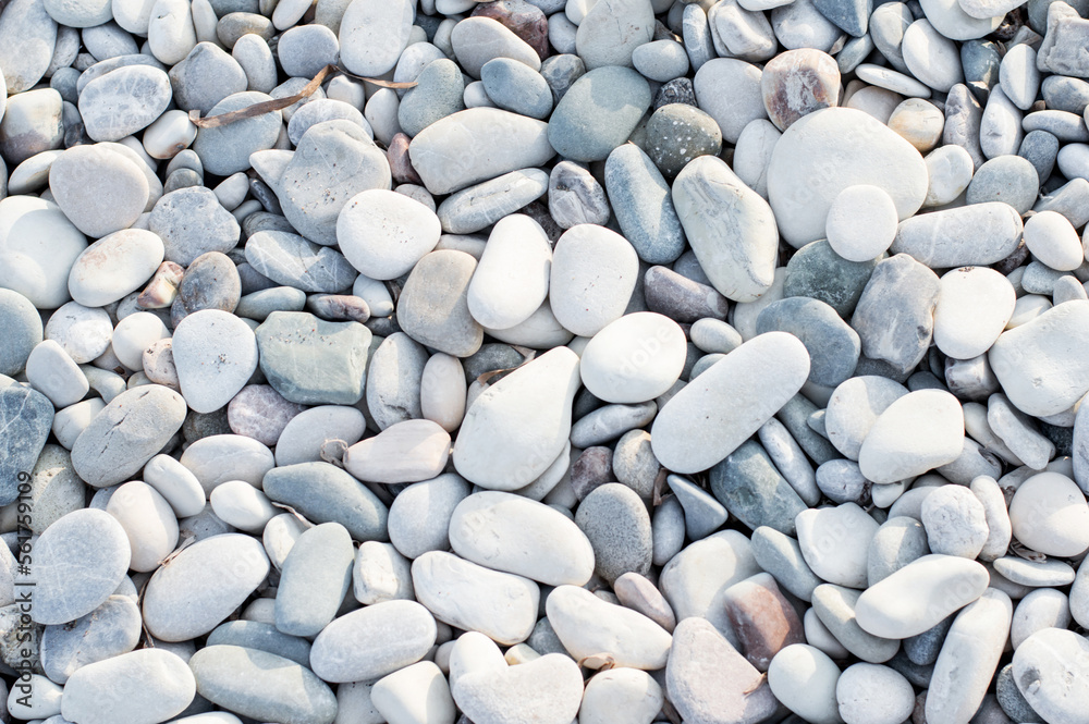 White stones on the beach, close up, texture White stones on the beach, close up, texture
